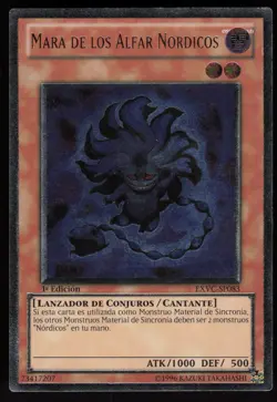 Mara of the Nordic Alfar EXVC-SP083 EN083 Ultimate Rare SPANISH 1st Ed Yugioh - Image 1