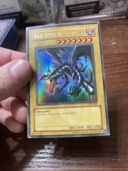 Yu-Gi-Oh! TCG Red-Eyes B. Dragon SDJ-001 Ultra Rare Unlimited Moderately Played - Image 2