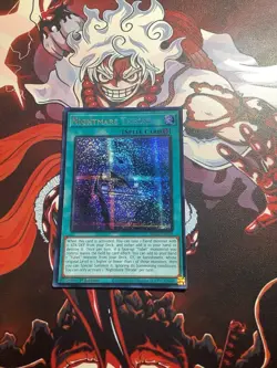 Nightmare Throne MP25-EN072 Prismatic Secret Rare 1st Ed NM Yugioh - Image 1
