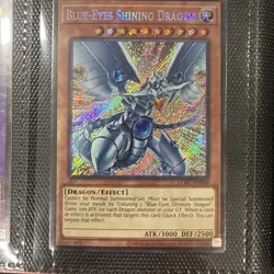 Yu-Gi-Oh! Blue-Eyes Shining Dragon LCKC-EN008 Secret Rare - Image 1