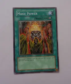 Mage Power SDSC-EN027 (Common, 1st Edition, Excellent / VLP) Yugioh - Image 1