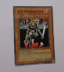 D.D. Warrior Lady SDDE-EN010 (Common, 1st Edition, Excellent / VLP) Yugioh - Image 1