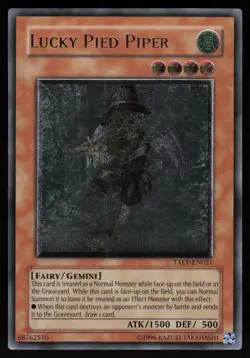Lucky Pied Piper TAEV-EN021 EURO Ultimate Rare Yu-Gi-Oh - Image 1