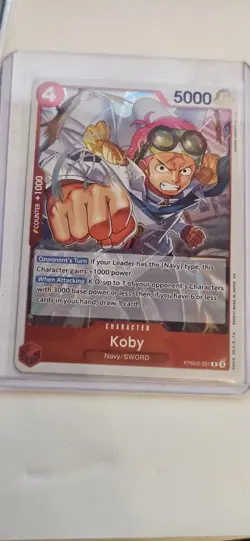 One Piece Premium Booster The Best Vol. 2 Koby #PRB02-001 RARE NM - Image 1