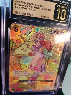 Nami (SP) OP08-106 Emperors in the New World Foil - ONE PIECE CGC PRISTINE 10 - Image 4