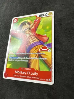 One Piece Card Game - Monkey.D.Luffy (Luffy Deck) ST21-014 SR - NM - Image 3