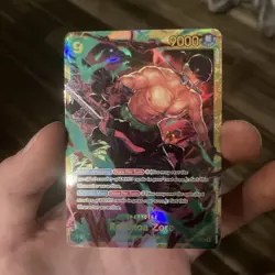 One Piece Wings of the Captain RORONOA ZORO OP06-118 Secret Rare TCG English - Image 1