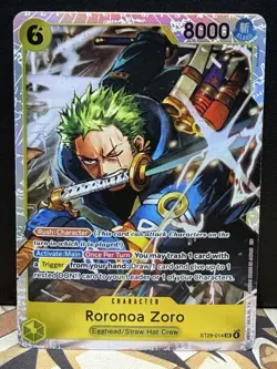 Roronoa Zoro ST29-014 Starter Deck 29: Egghead Foil - Image 1