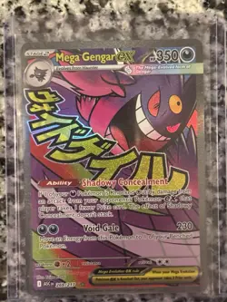 Pokemon Mega Gengar EX Full Art Holo Mega Evolution XY 269/217 Card - Image 1