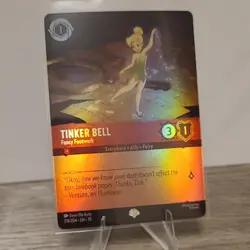 Disney Lorcana Tinker Bell Fancy Footwork 214/204 Epic Foil Character Card - Image 1
