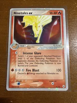 Ninetales ex - Vintage Pokemon TCG Card EX Hidden Legends 96/101 Holo Rare NM - Image 3