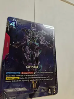 GFreD LR+ GD03-035 Steel Requiem Gundam TCG English NM Card Game - Image 2