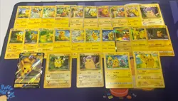25 Different Pikachu Pokemon TCG Card Lot - Base Set Jungle WOTC Holo + More - Image 1