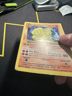 Pokemon Card NINETALES 12/102 SHADOWLESS Base Set RARE HOLO 093🔥MP HP +🔥 - Image 2