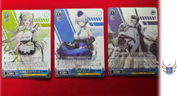 NIKKE Lot of 3 Foil R Cards Soda / Brid / Snow White Weiss Schwarz Japanese - Image 1