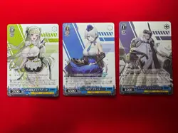 NIKKE Lot of 3 Foil R Cards Soda / Brid / Snow White Weiss Schwarz Japanese - Image 2