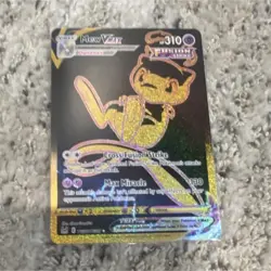 Pokemon Mew VMAX Fusion Strike Secret Rare Full Art Holo Card - Image 1