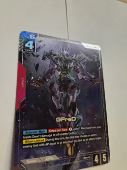 GFreD LR+ GD03-035 Steel Requiem Gundam TCG English NM Card Game - Image 2
