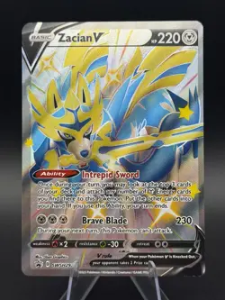 Pokemon TCG SWSH: Sword & Shield Promo Cards #SWSH292 Zacian V (Shiny) - Image 1