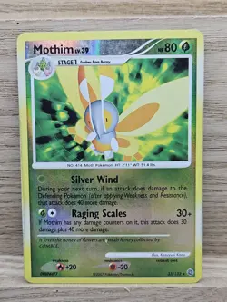 Mothim 33/132 Rare Secret Wonders Reverse Holo Pokemon Card TCG (28) - Image 1