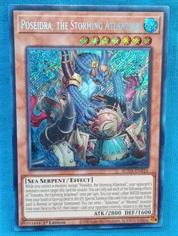 YuGiOh Cards - Poseidra, the Storming Atlantean - SUDA-EN016 - Near Mint - Image 1