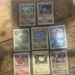 Pokeman Lot Cards 5-10 Each Value Good Condition - Image 1