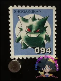 Gengar Pokemon Stamp Card Japanese Shogakukan Nintendo Game Anime Japan TCG A - Image 1