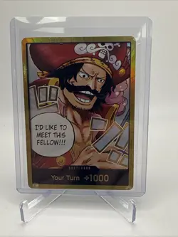DON!! Card (Gol.D.Roger) (Gold) Carrying On His Will Foil - Image 1
