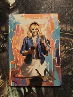 Gwen Stacy Art Card (Gold-Stamped Signature) (13/54) Magic The Gathering - Image 1