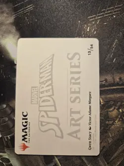 Gwen Stacy Art Card (Gold-Stamped Signature) (13/54) Magic The Gathering - Image 2