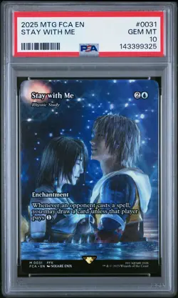 2025 MAGIC: THE GATHERING FINAL FANTASY THROUGH THE AGES STAY WITH ME PSA 10 - Image 1
