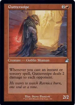 Guttersnipe (Retro Frame) Ravnica Remastered - Magic MTG NM - Image 1