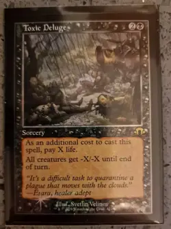 MTG Toxic Deluge - Retro Foil Rare - Modern Horizons 3 NM - Image 1