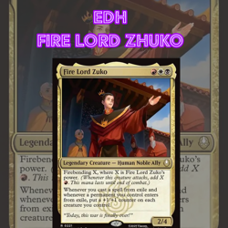 EDH - Fire Lord Zhuko, MTG Commander Deck, ATLA, Bracket 2 - Image 1