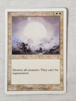 NM Wrath of God 7th Edition Mtg Magic the Gathering - Image 1