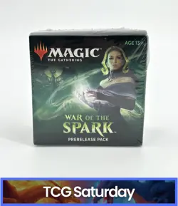 MAGIC THE GATHERING MTG TCG WAR OF THE SPARK PRERELEASE PACK FACTORY SEALED - Image 1