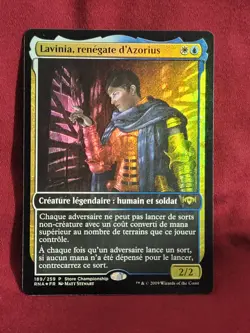 MTG Lavinia, Azorius Renegade (189/81) Ravnica Allegiance Promos French FOIL - Image 1