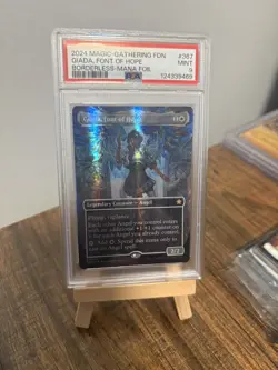 2024 MTG Giada, Font of Hope #367 Borderless Mana Foil PSA 9 GEM MINT 🔥 - Image 1