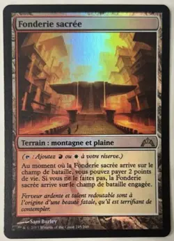 Sacred Foundry Foil French Gatecrash MTG Magic - Image 1