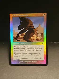 MTG 🌟 FOIL 🌟 Guilty Conscience Scourge MT/NM Magic The Gathering - Image 1