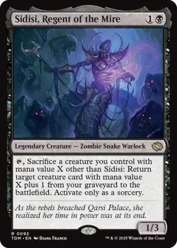 Sidisi, Regent of the Mire 92 MTG NM - Tarkir: Dragonstorm - Image 1