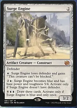 Surge Engine - The Brothers' War - Magic MTG - NM - Rare - Image 1
