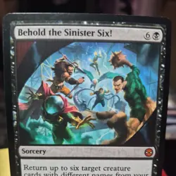 Behold the Sinister Six! Marvel's Spider-Man MTG Regular *Never Played - Image 2