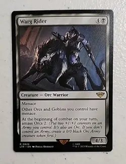 Warg Rider Universes Beyond: the Lord of the Rings: Tales of Middle-Earth... MTG - Image 1