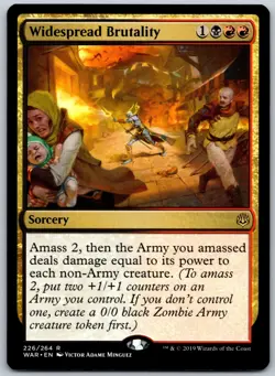 Widespread Brutality R War of the Spark 226 NM - Image 1