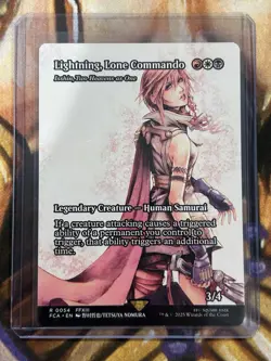 Lightning, Lone Commando - Isshin #0054 (Borderless) MTG FINAL FANTASY - NM/M 🔥 - Image 3