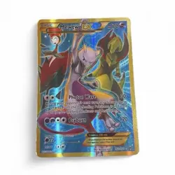 Pokemon TCG Mewtwo EX Breakthrough 163/162 Full Art Secret Rare Holo Basic 170 … - Image 1