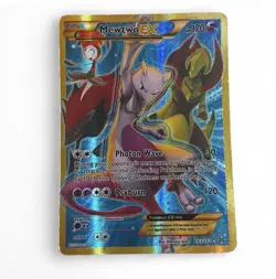 Pokemon TCG Mewtwo EX Breakthrough 163/162 Full Art Secret Rare Holo Basic 170 … - Image 2