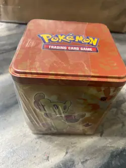 Pokemon TCG Fighting Stacking Tin - 3 Booster Packs & Coin 2022 Factory Sealed - Image 1