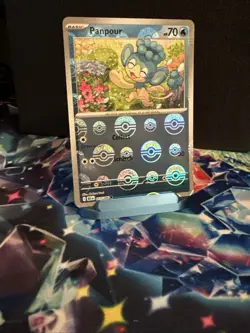 Panpour (Poke Ball Pattern) 017/086 Sv: Black Bolt Holo Near Mint Pokemon TCG - Image 1